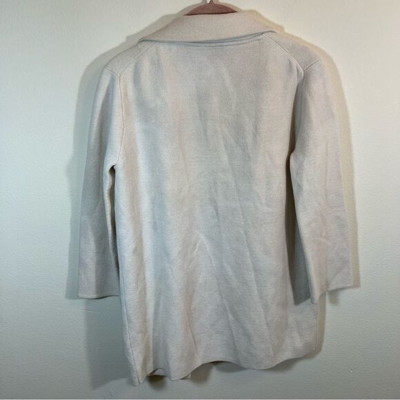 J. Crew Open Front Sophie Sweater Blazer XS Off-White - Picture 10 of 13